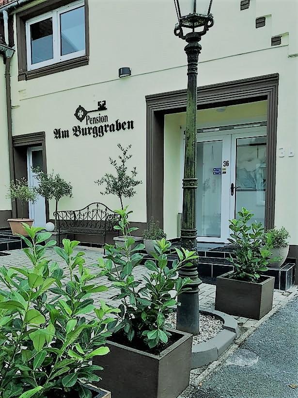 Hotel Haus Am Burggraben Hinte Exterior foto